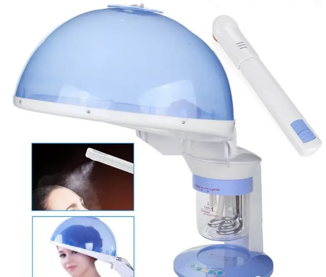 Face Steaming Device 2 in 1 Nano Ionic Hot Professional Spa Luxury Stand Ozone Steam Manual steamer machine facial
