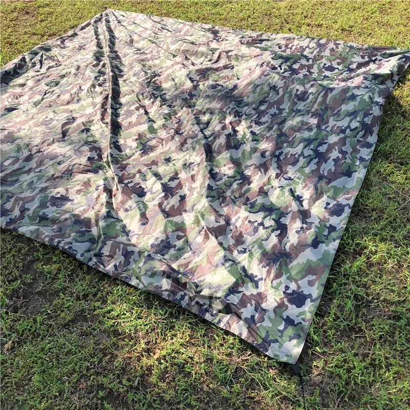 
Mountain cattle Factory Ultralight Camouflage Waterproof 4x3 M Tarp Tent Camping Bushcrafter Hunting Sun Shelter 