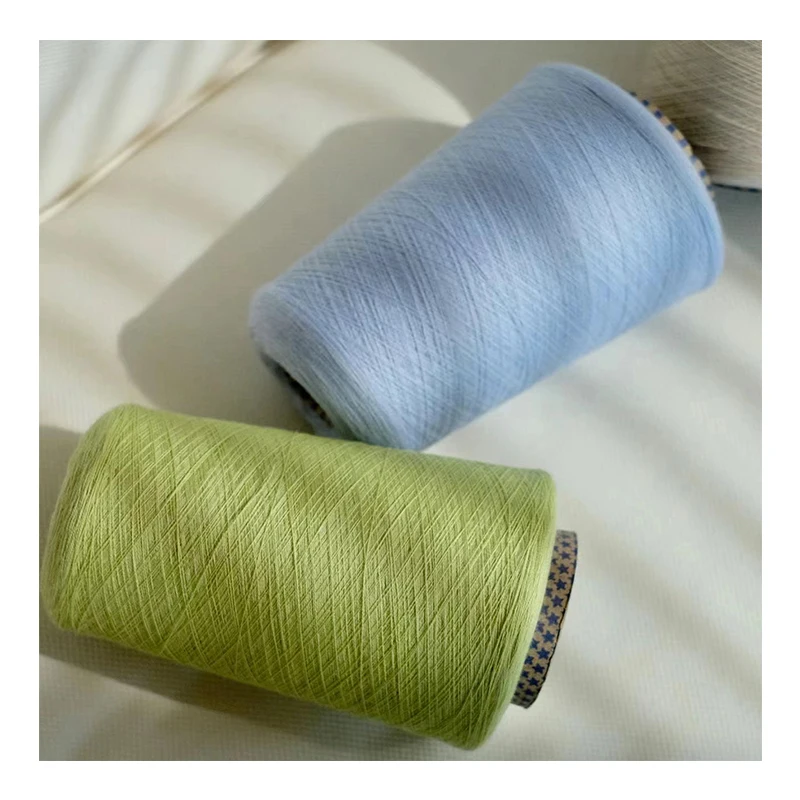 Hot production  high quality 2/60s 100 cotton yarn knitting yarn art crochet cotton mercerized cotton yarn for crochet