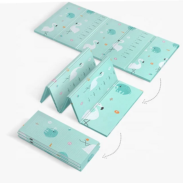 Factory XPE folding children's play mat double-sided play mat thick soft XPE material children's mat