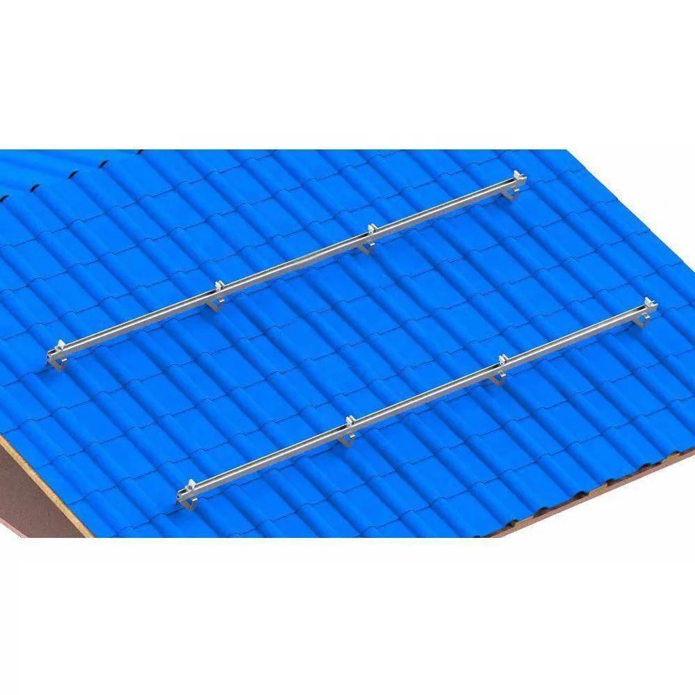 Color steel tiles aluminum mounting brackets Steel rail customization