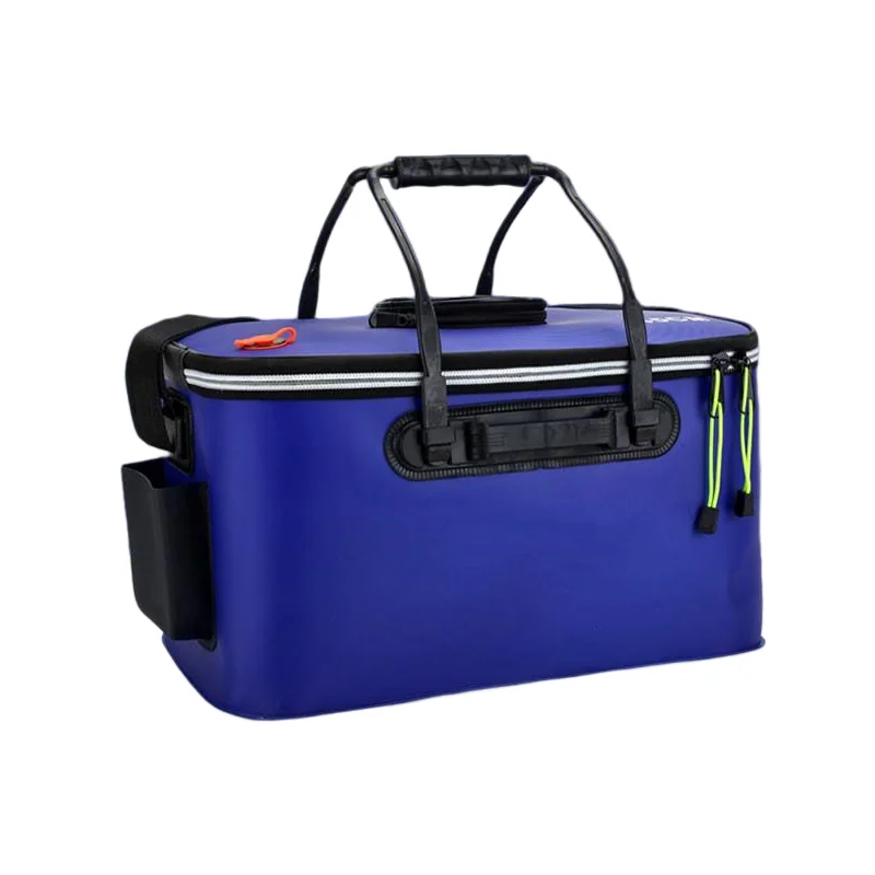 EVA fishing gear Custom Waterproof Bait Bucket Fish Box Multifunction Live Fish Bucket Fishing Bucket