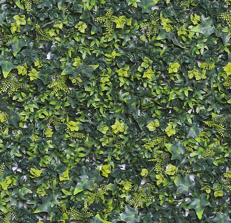 Artificial Vertical Garden Plastic Synthetic Materials Featuring Flowers Grass Panels Leaves Hedge Boxwood Outdoor Lawn Room