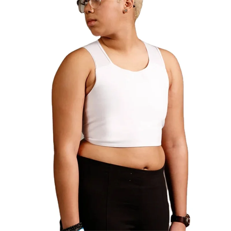 Post Surgery Liposuction Chest Binder Vest Bodyshaper Compression Breast Slimming Shaper Chest Binder For Mens