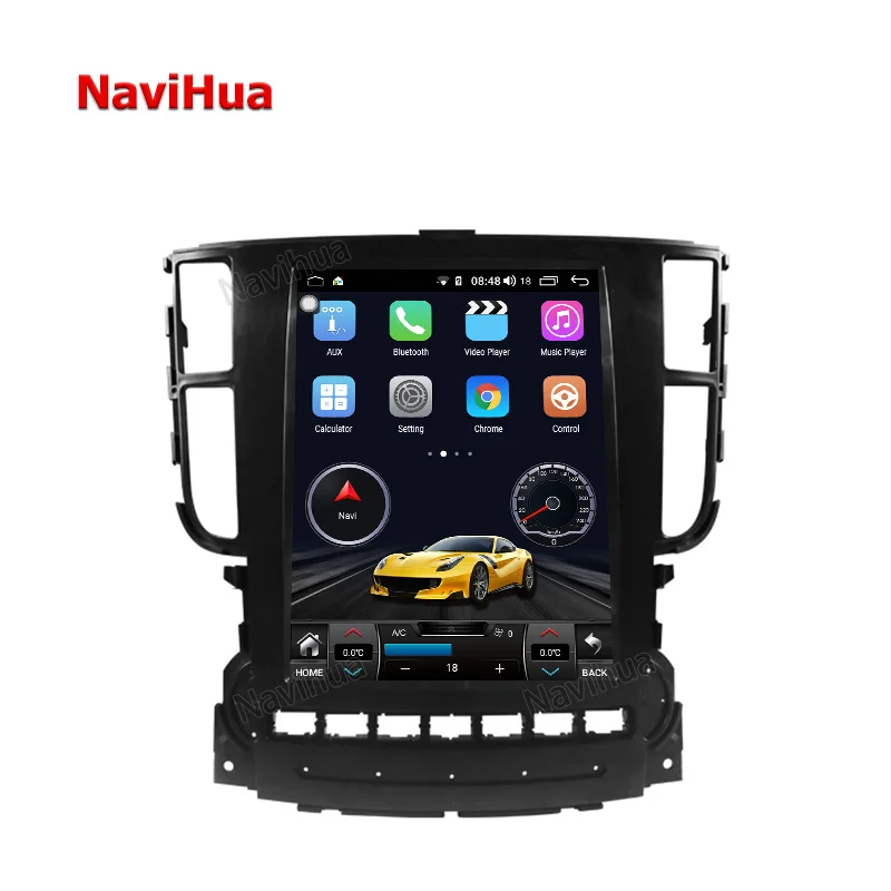 Navihua для Tesla IPS вертикальный экран Android автомобильный видео DVD-плеер для Acura TL 2005-2008 мультимедиа автомобильная навигация