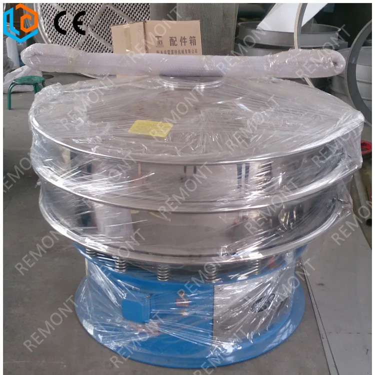 Hot sale triple deck circular vibrating sifter machine 1 year warranty sieving machine vibrating screen