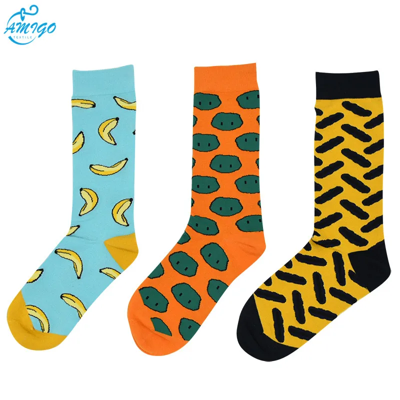 Funny  Designer 200 Needle  Recycled  100 Polyester Yarn  Argyle Bed Seamless Fashion Pastel Crew Socks Knitting  For Women