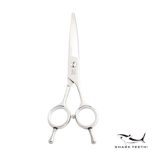 Shernbao Pet Grooming Scissors Curved Blade Pet Dog Grooming Scissors for Dog Pet Curved Scissor