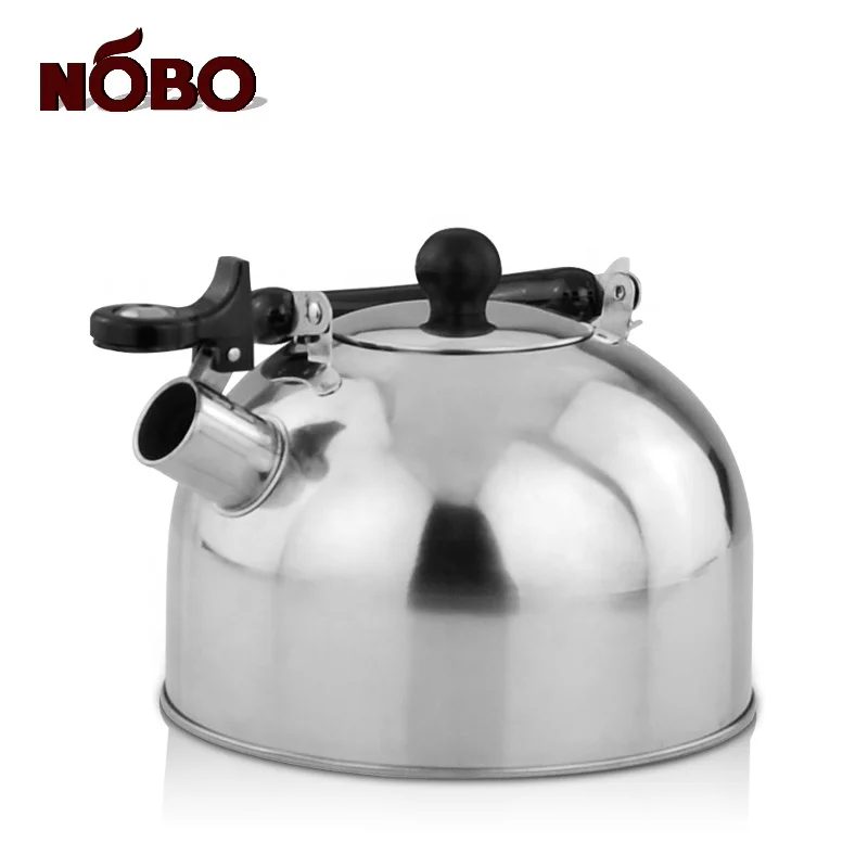 Высококачественный портативный цветной дорожный чайник из нержавеющей стали 304 индукционный со свистком