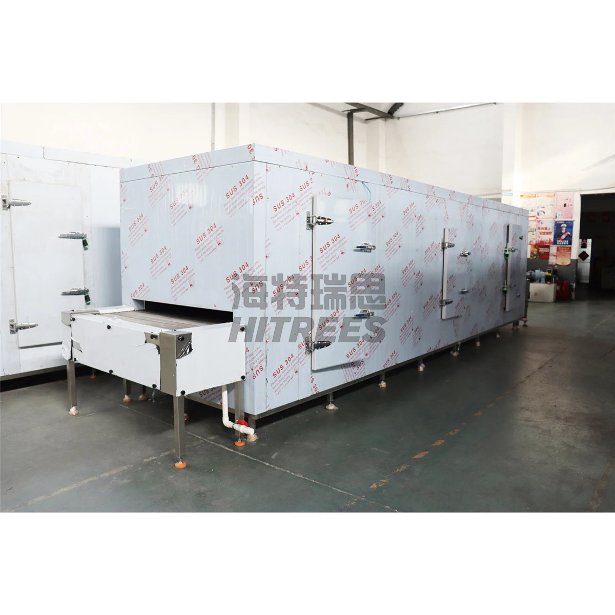 Ce High Quality  Cattle Chicken Meat Blast Freezing Equipment IQF Tunnel Blast Freezer Machine Meat Fish Seafood Tunnel Freezer