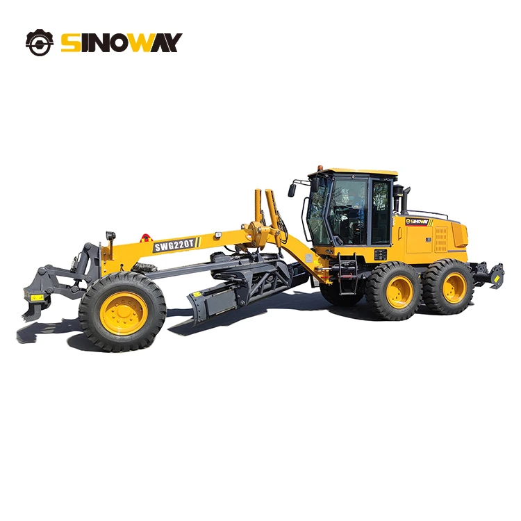 100HP 165HP 220HP Power Motor Grader with ripper & good price for sale
