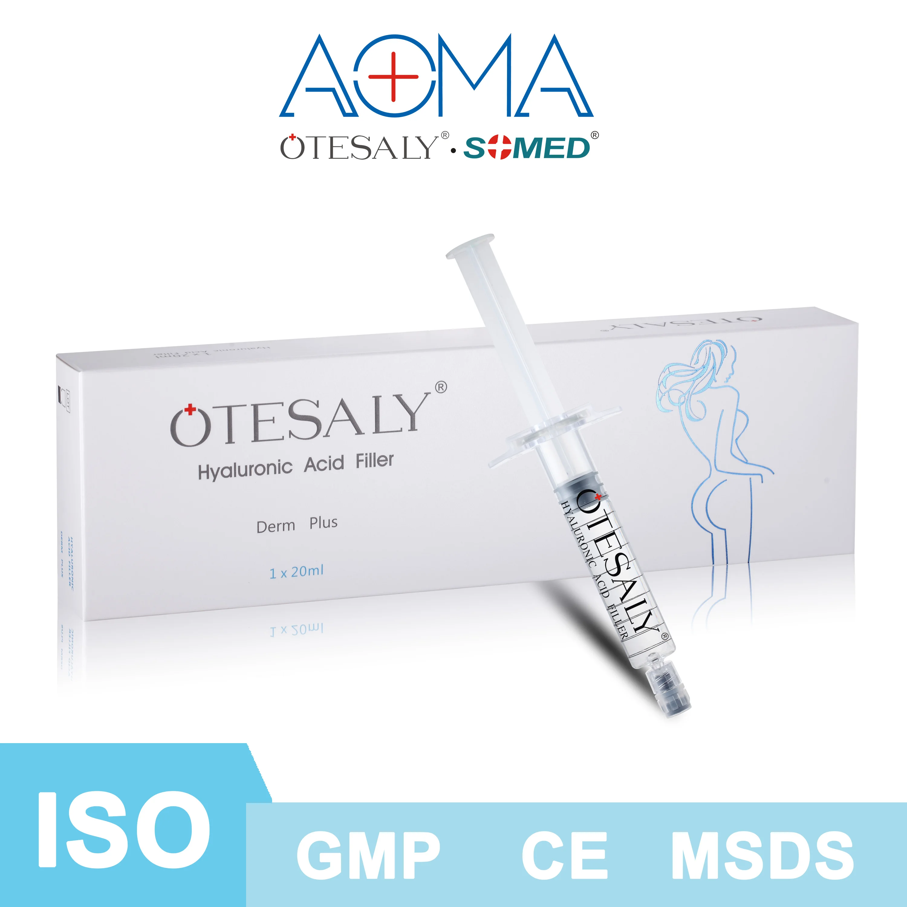 
20ml Breast Buttock Filler OTESALY BDDE Cross-linked Hyaluronic Acid Gel Injection for Body 