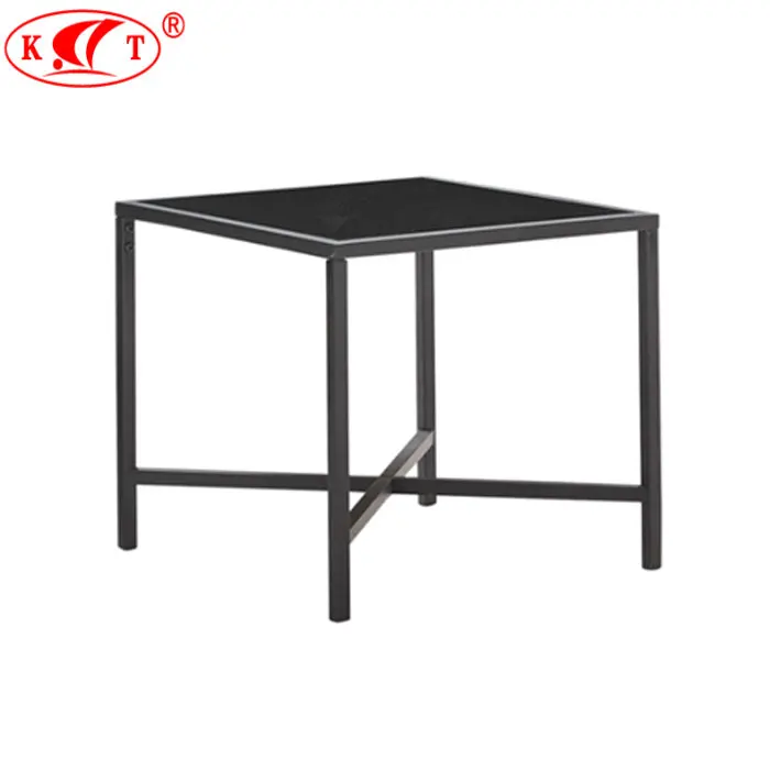 Wholesale Classic Coffee Table Modern Design Tempered Glass and MDF Legs and Stainless Steel Free Sample