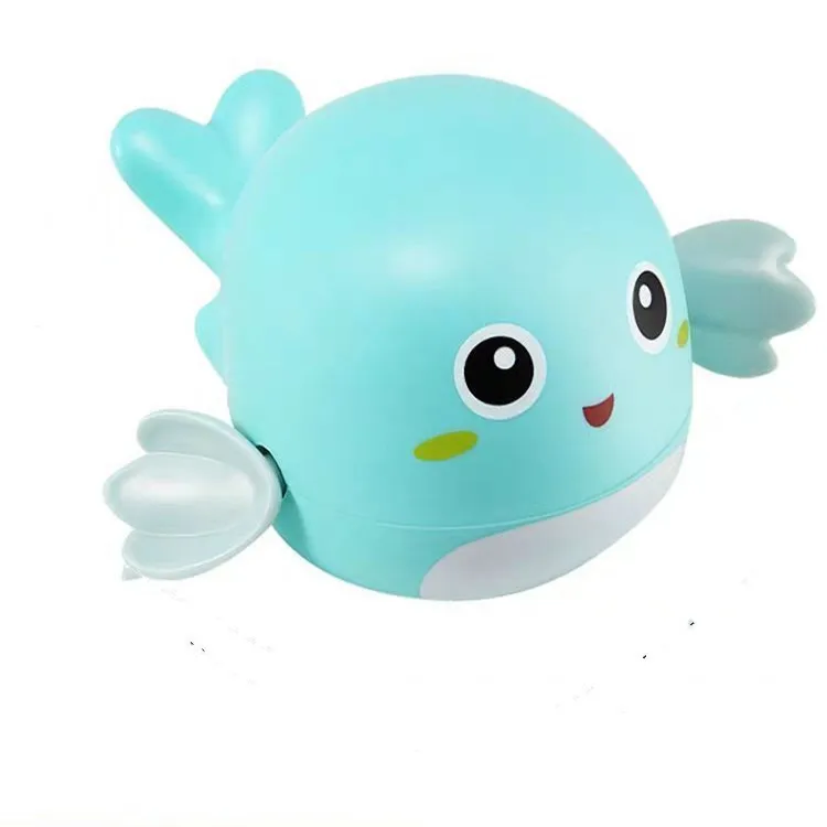 Clockwork swimming baby dolphin children splashing toy plastic