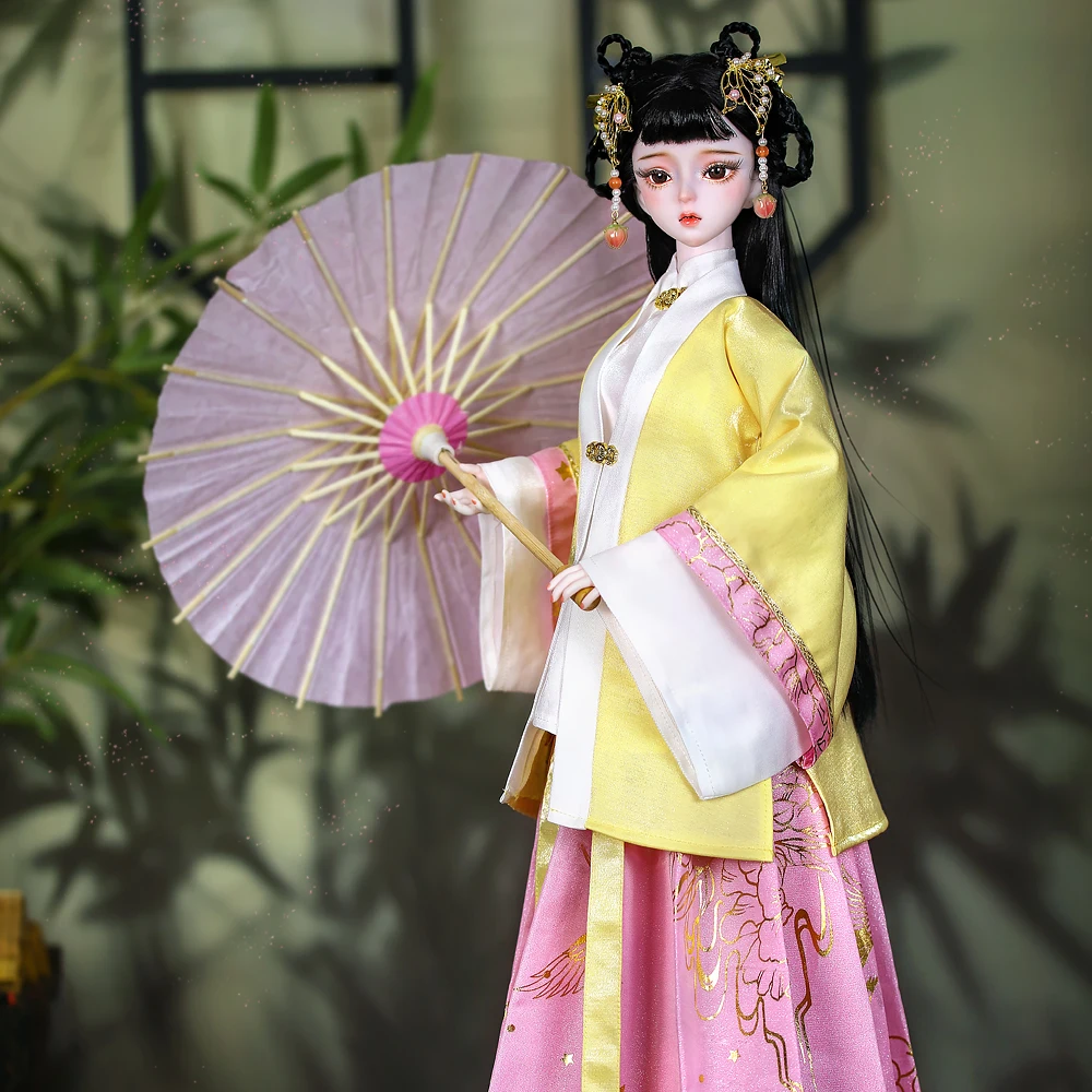 DBS Dream Fairy Silicone Female Plastic BJD Pretty Dress For Girls Gift Toys