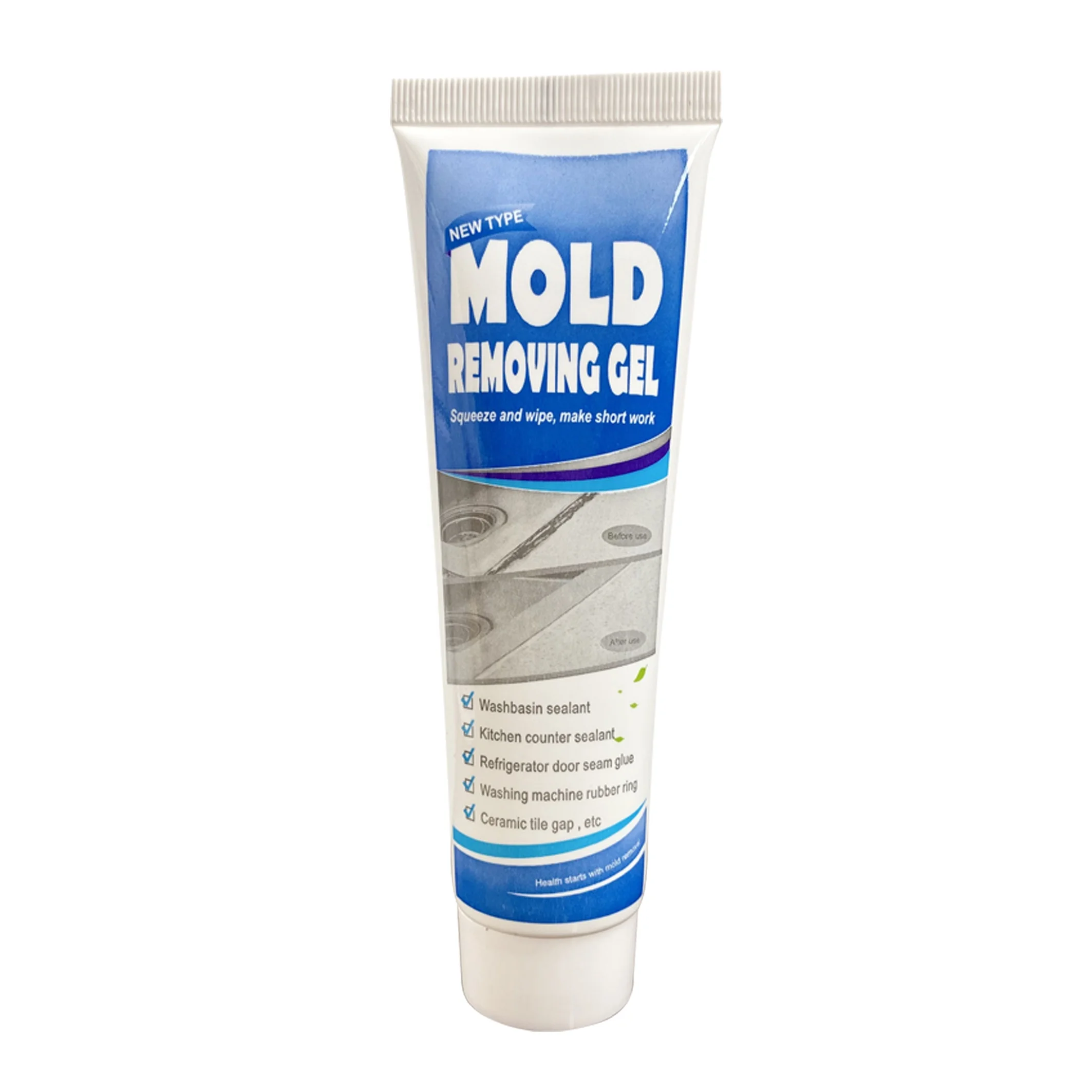 Mildew Removal Gel Household Cleaner for Wall Tiles Grout Sealant