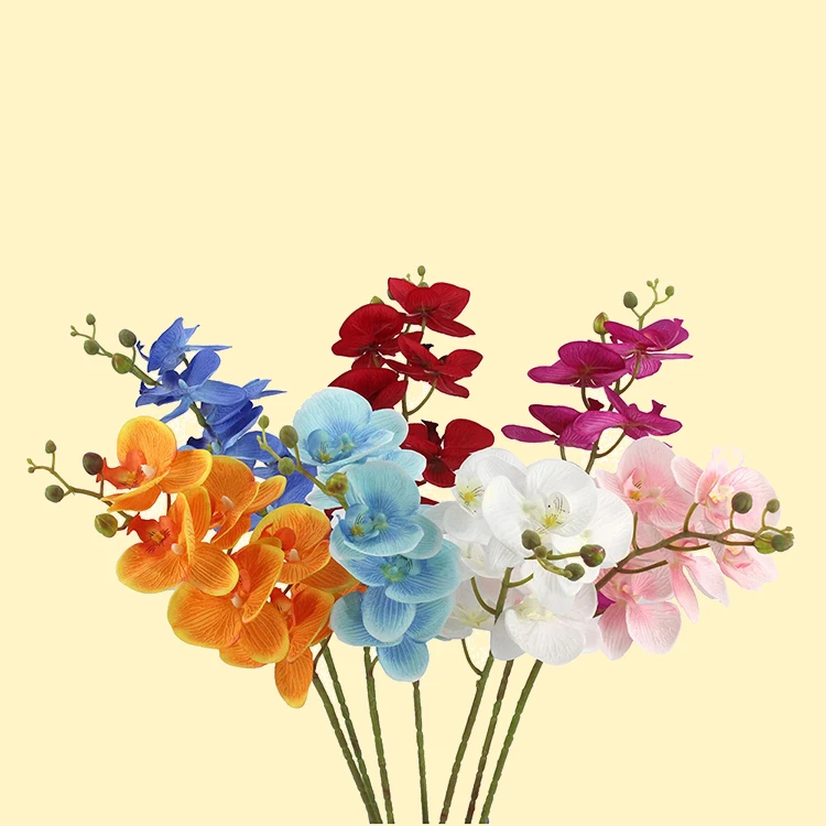 Lusiaflower Chinese factory wholesale high quality real touch artificial flowers orchid for wedding decoration