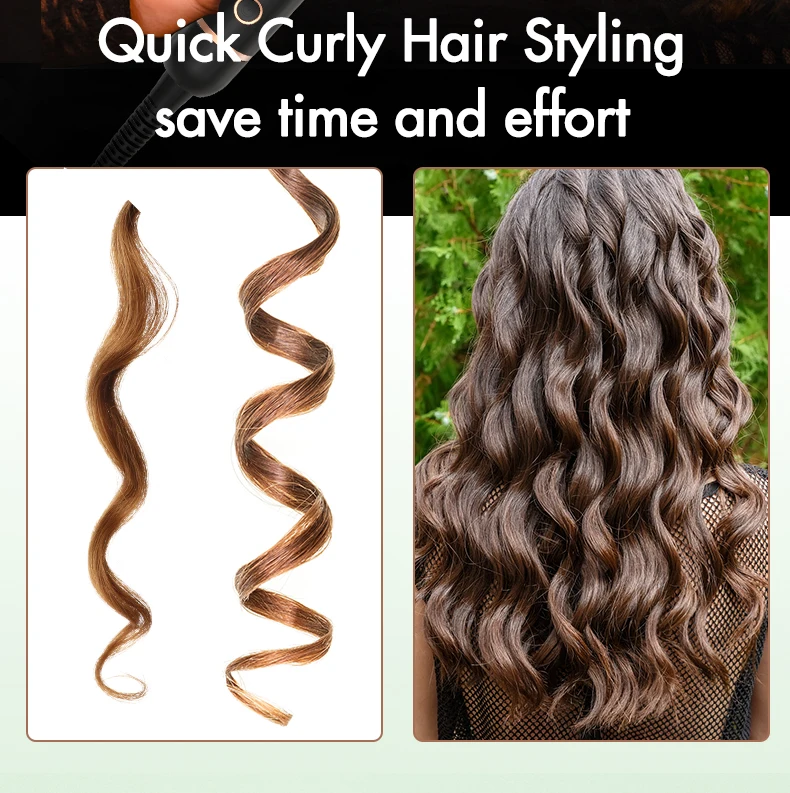 Directly factory 2 in 1 Multifunctional hair curler hair dryer Salon Equipment Chrome Hair Iron Appliance holder