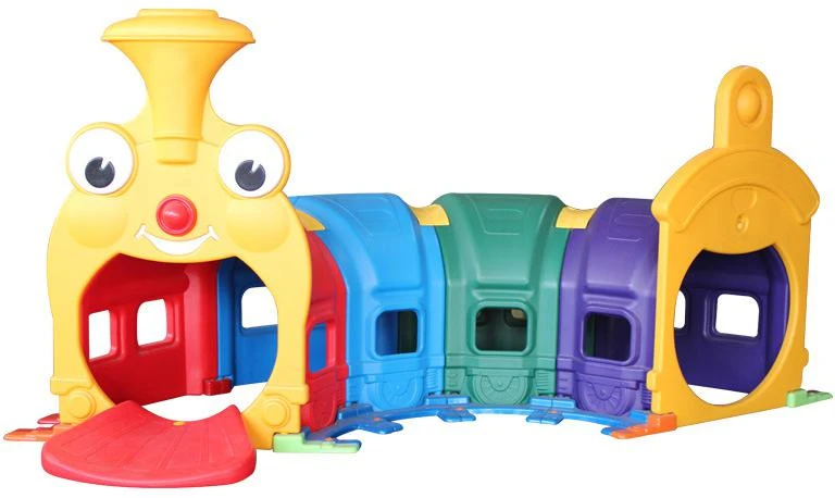 Детский Пластиковый наружный комнатный цветной Дошкольный гусеничный туннель для эльфов для малышей туннель для эльфов