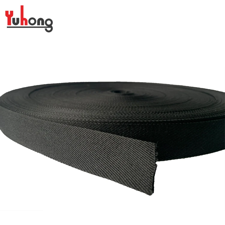 Black Custom Polyester/nylon Twill Bias Tape For Clothes Twill Webbing Manufacturer