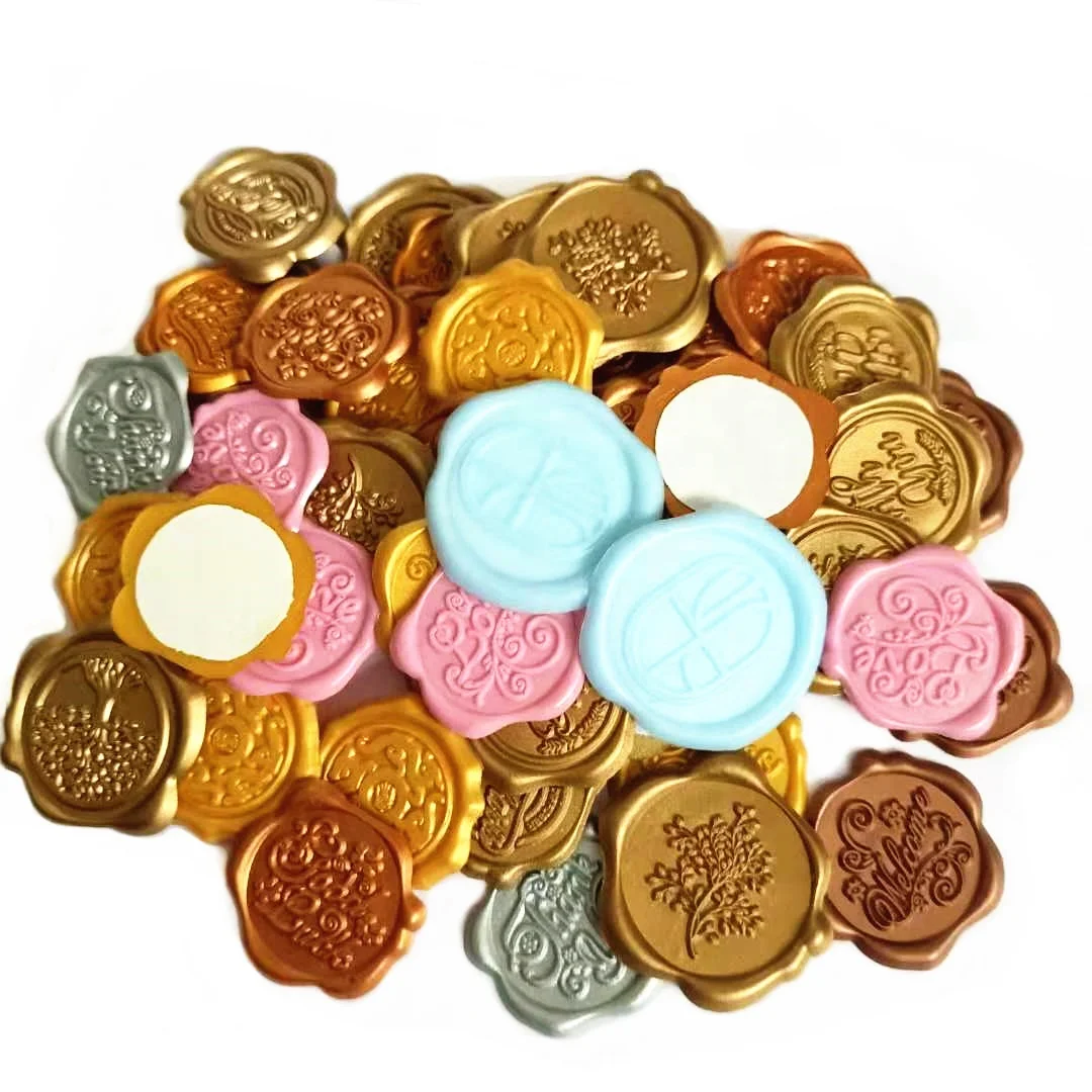 colorful sealing wax Sticker with custom logo
