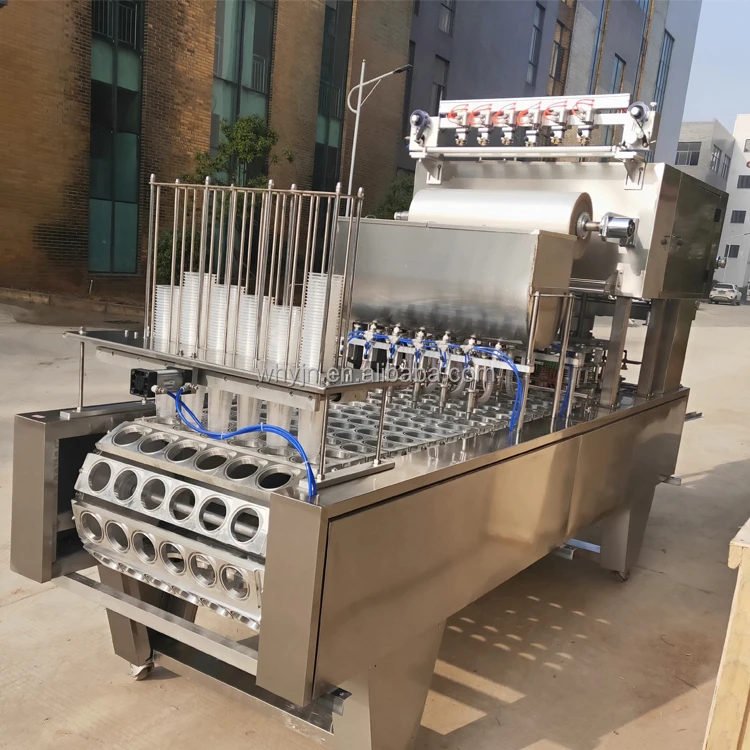 LG-GF300 Automatic Multipurpose cup sealer machine ice cup greek yogurt filling machine