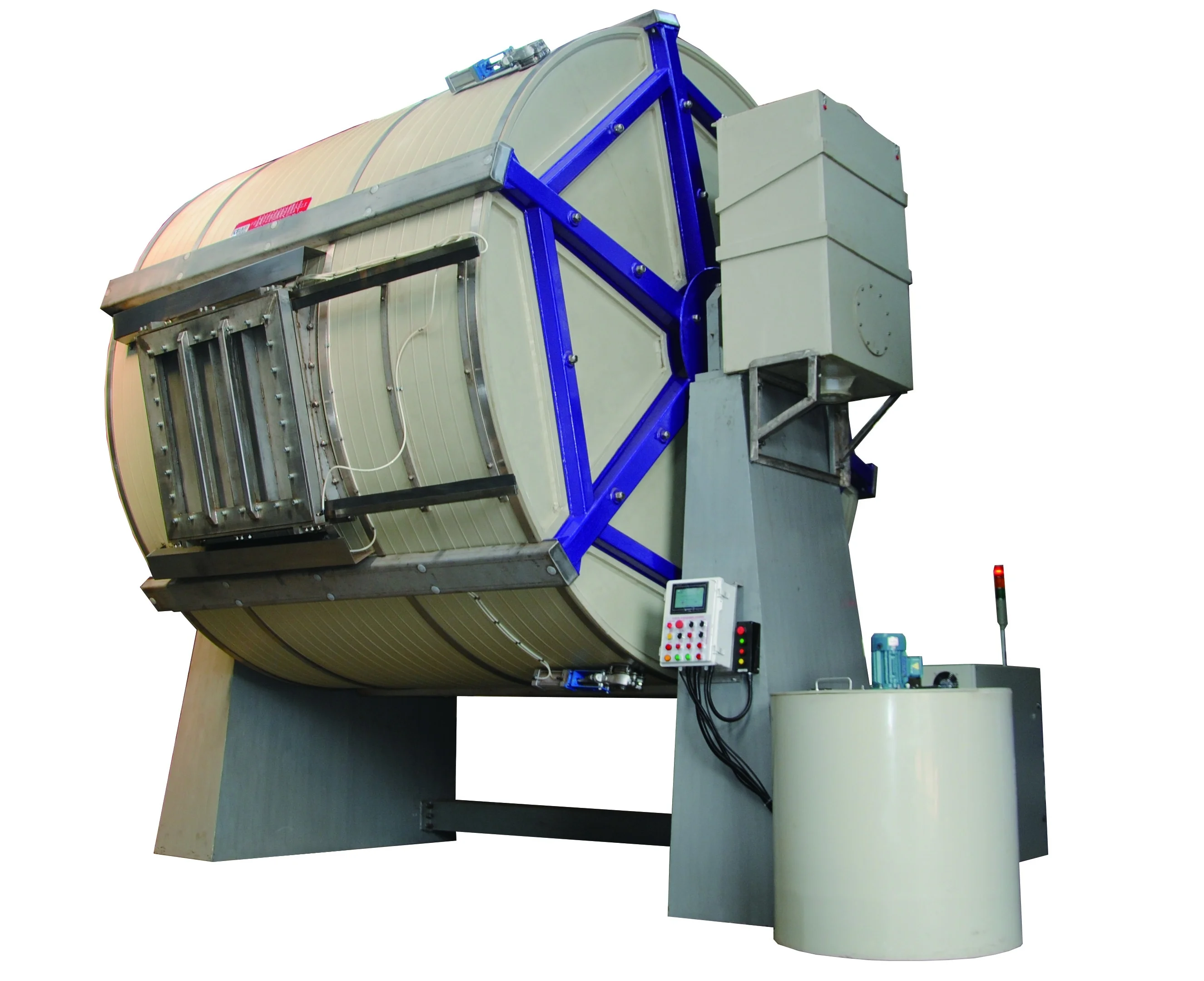 leather polypropylene tanning dyeing drum PPH drum for beam house  polypropylene greaser drum