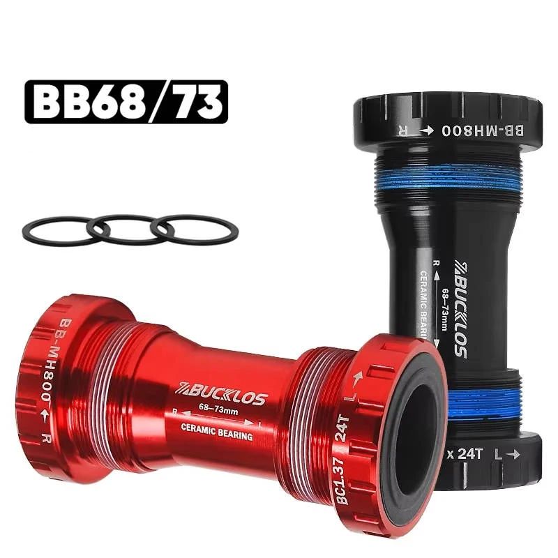 OEM/ODM BUCKLOS Bicycle Bottom Bracket BB68/73 Sealed Bearing Ceramic Bearing Bike Bottom Bracket for MTB Road Bike Crank BB