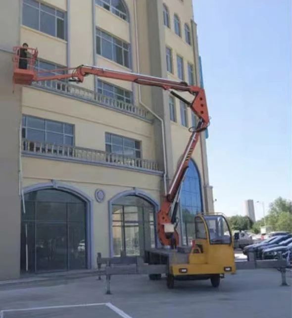 Towable Boom Lift 10m 12m 14m 16 M Height Manlift Drivable Articulating Boom Lifts