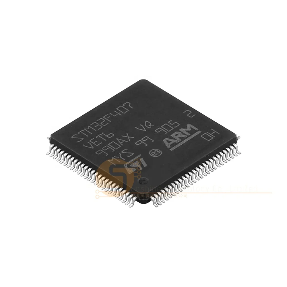 Flash memory chip spot, STM32F407VET6 STM32F407ZGT6 STM32F407VGT6 407ZE/IGT6,512 32-bit microcontrollers, single chip microcompu