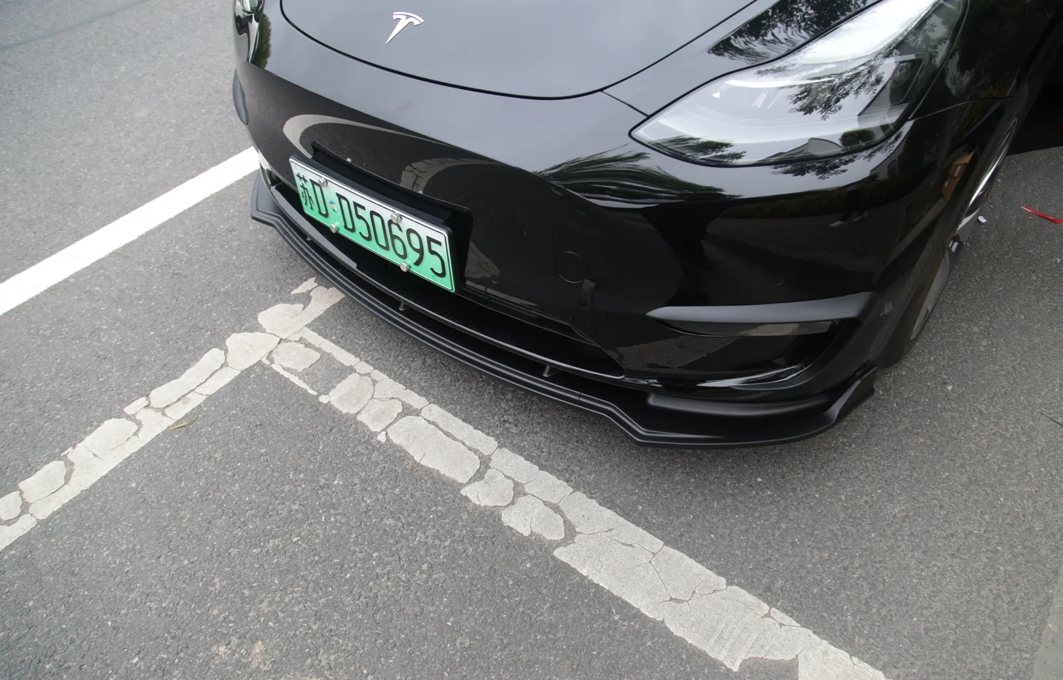 Bumper Front Lip Front Lip Spoiler For Tesla Model Y