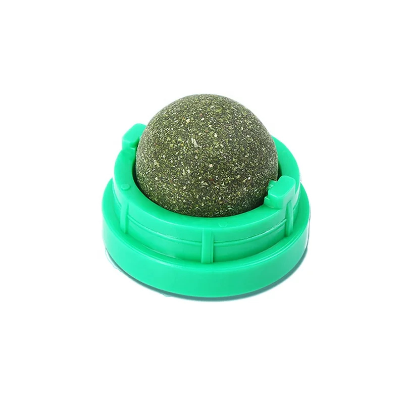 Новый натуральный шар кошачьей мяты, экологически чистый молярный зуб, вращающийся мяточный шар, вращающаяся игрушка для кошек