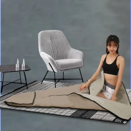 Photon Light 1 Heating Zone Infrared Sauna Blanket With Natural Jade Tourmaline Stone Bian Stone
