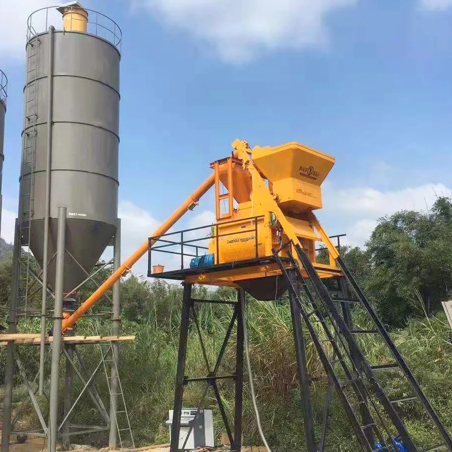 Small Concrete Mixer Stationary Portable Concrete Mixer Mini Toolmore Concrete Mixer