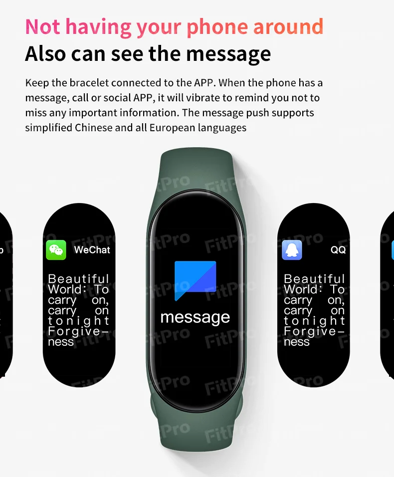 M7 Fitness Watch Smart Bracelet Sleep Heart Rate Monitor Band 7 Fitness Tracker Wrist Band Mobile Watch For IOS Android M4 M6 M7
