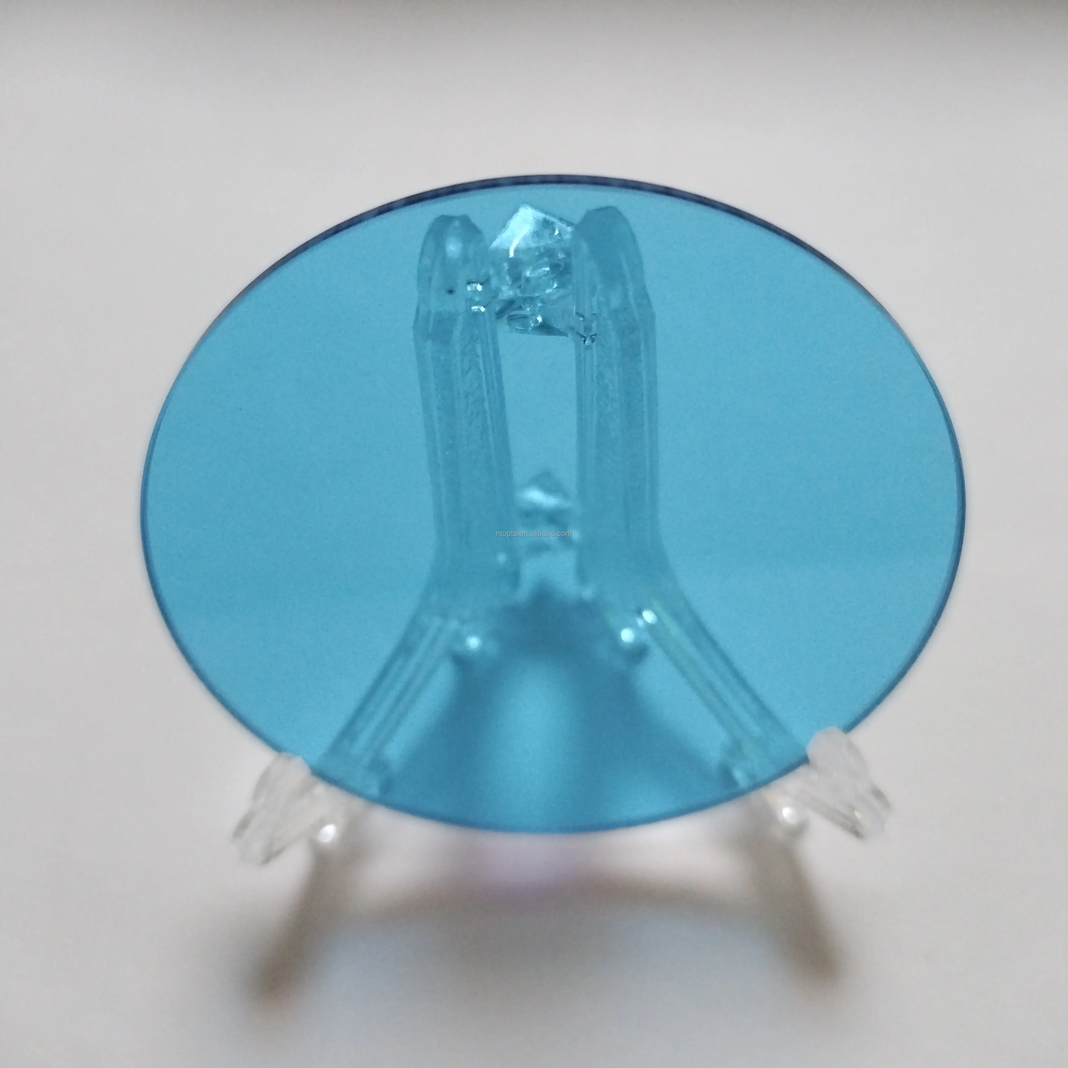 Blue Colored Absorption Optical Glass Filter QB11  Optical Lenses Manufacturers