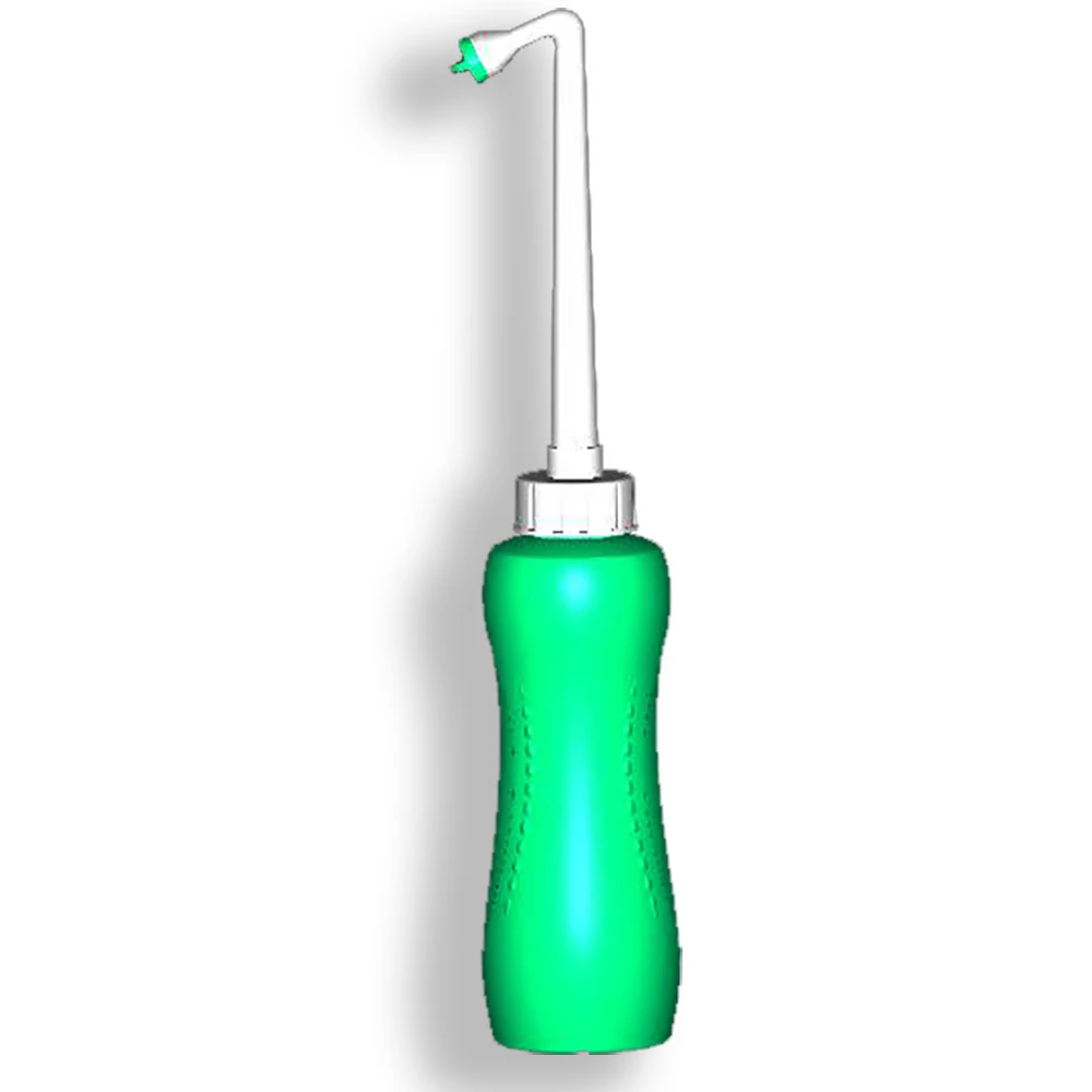 Portable hand-held bidet sprayer outside for vaginal anus cleaning