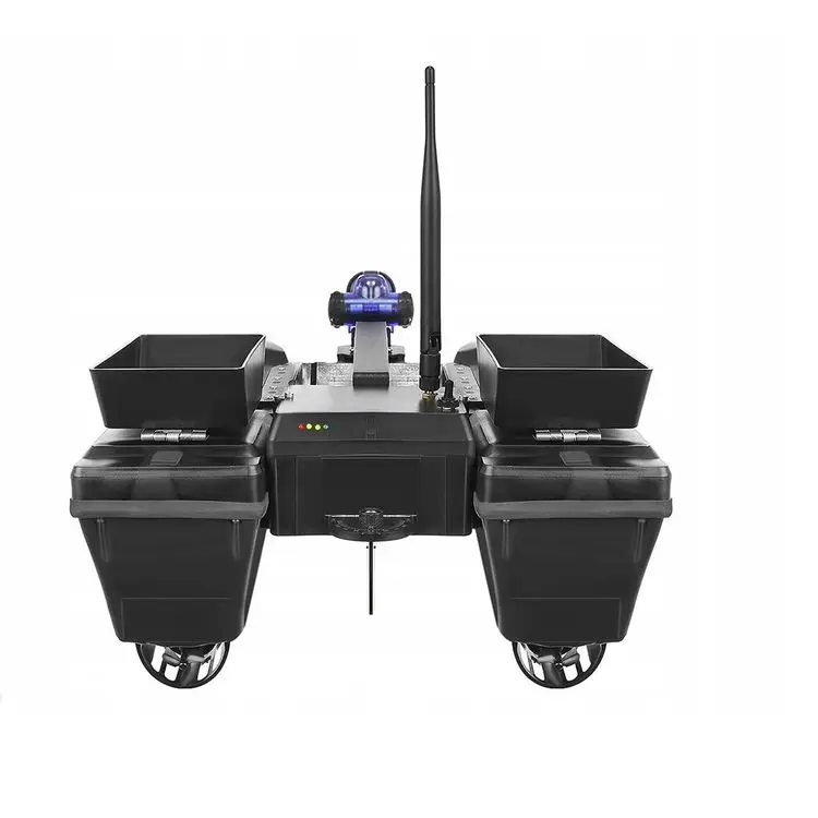 Factory Direct Sell Smart Automatically Navigation 400M High Driving Speed 3 Hopper Large Carp Fishing Bait Boat