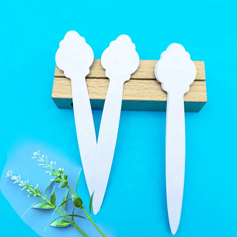 Disposable White Perfume Essential Oils Paper Test Strips for Aromatherapy