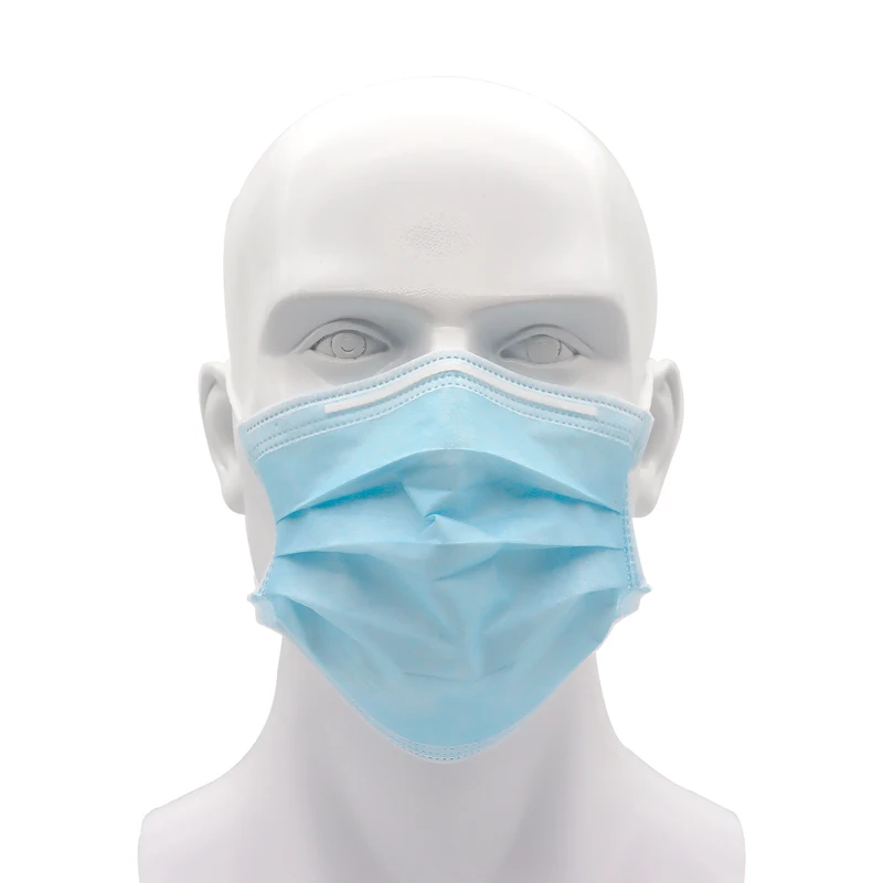 Box 50pcs CE EC en16483 type iir medical facemask 3 ply disposable face mask