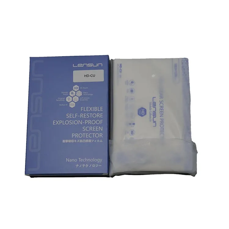 HD Matt Anti-blue Anti-purple Light Super Self-repair Screen Protective Tph Tpu Hyfrogel FIlm Cell Phone Screen Protector Sheet