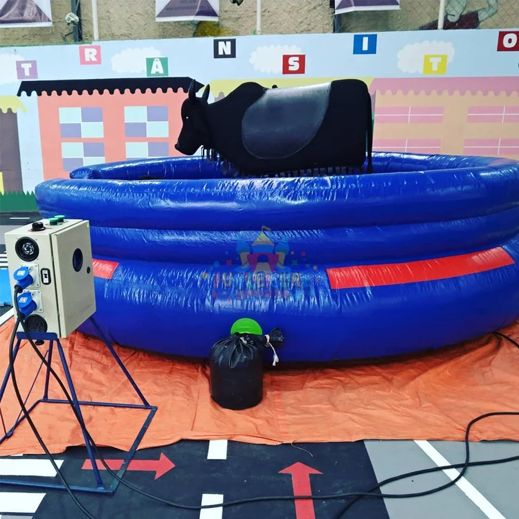 Outdoor party games air mattress for inflatable adult games mechanical bull riding touro mecanic inflavel