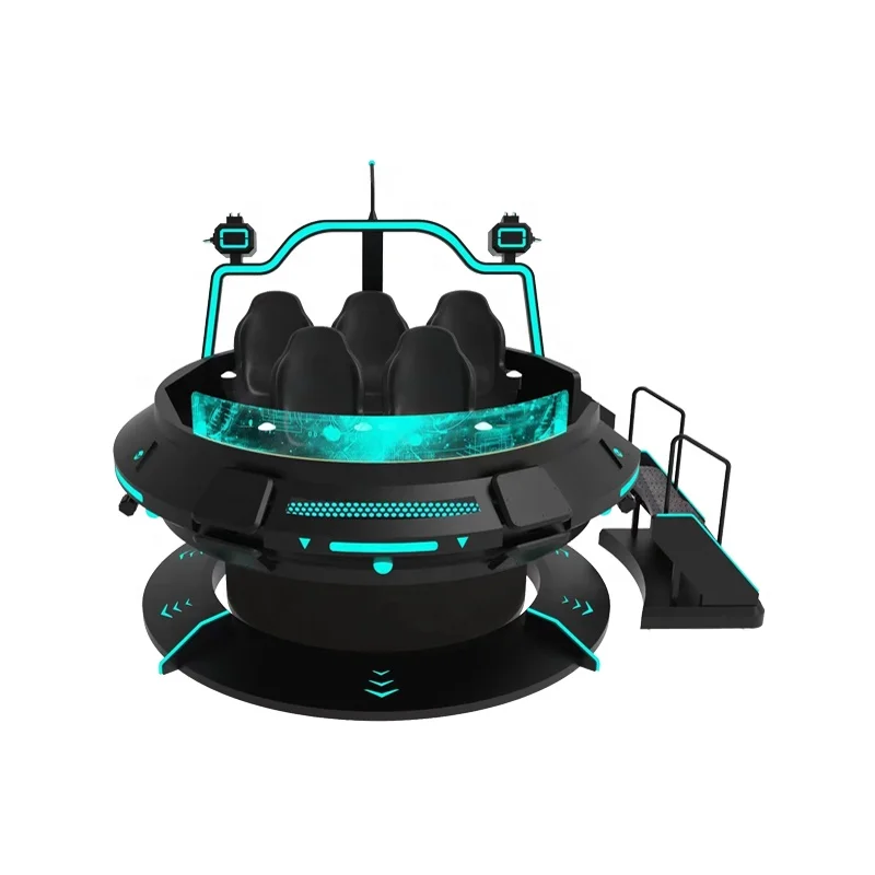 CRAZY 360 VR UFO 5 игроков аркадный автомат игровой домик 9D виртуальная реальность стоячие игры общественный металлический ПК для улицы