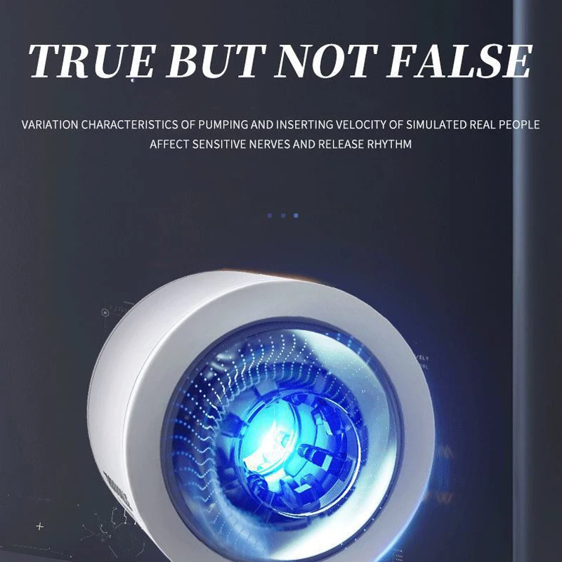 Hair Dryer Shape Electronic Penis Thrusting Automatic Male Masturbation Cup Adult Sex Toy for Penis Stimulation