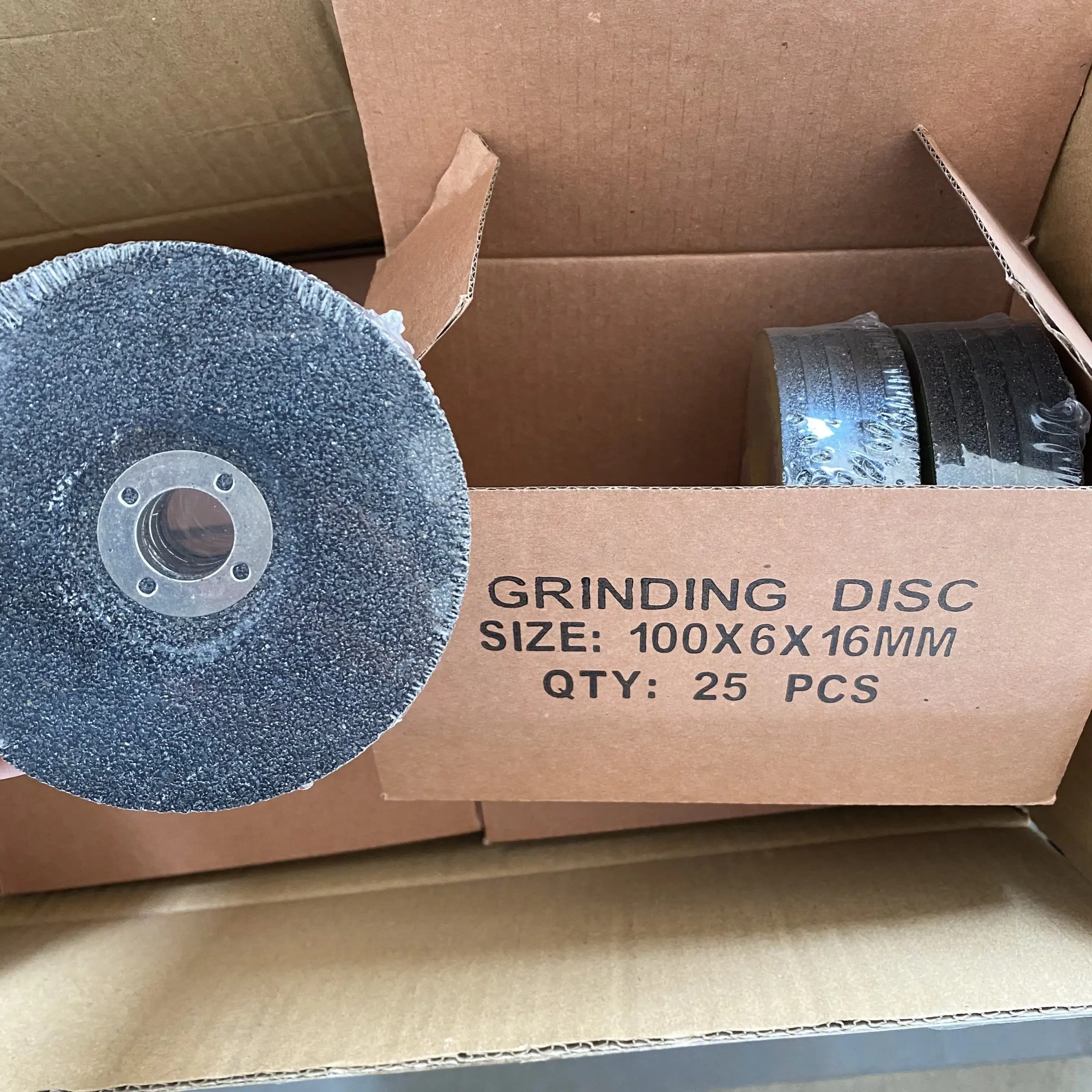 Super thin hard disk cutting and WA grinding wheel  100x 2.5x 16mm for metal and stone