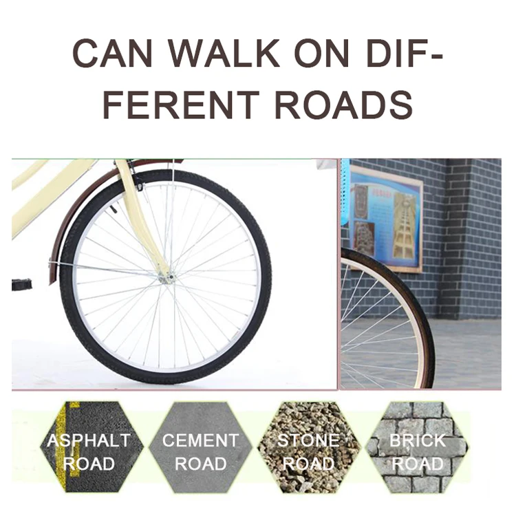 retro style manufacturer wholesale OEM ODM 24 inch 26 inch steel frame step through city bike with basket