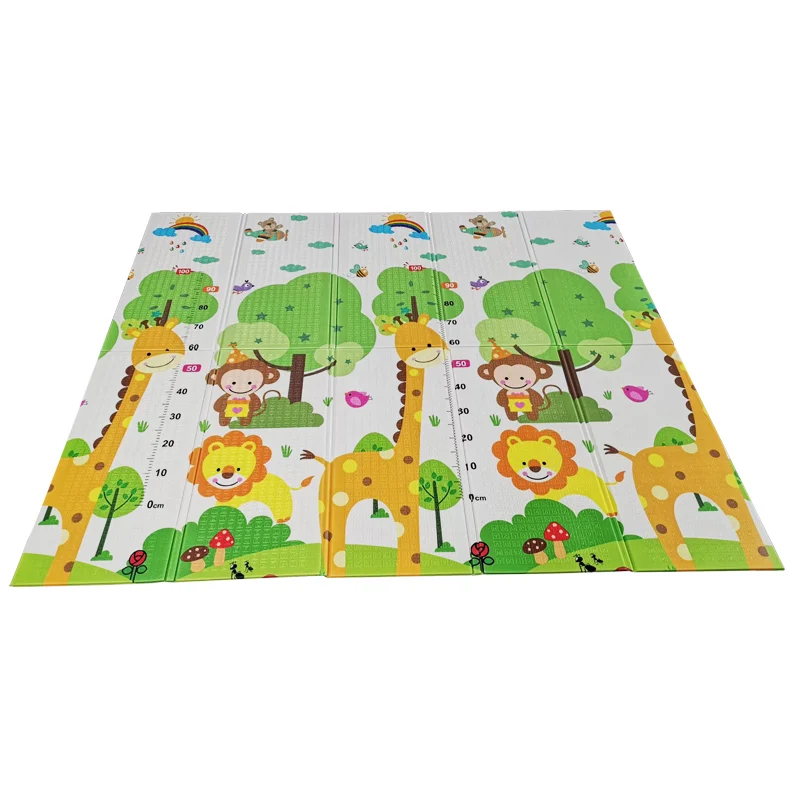 Children Double Sided Non-Toxic Educational Toy Large Cartoon Pattern baby play mat manufacturer