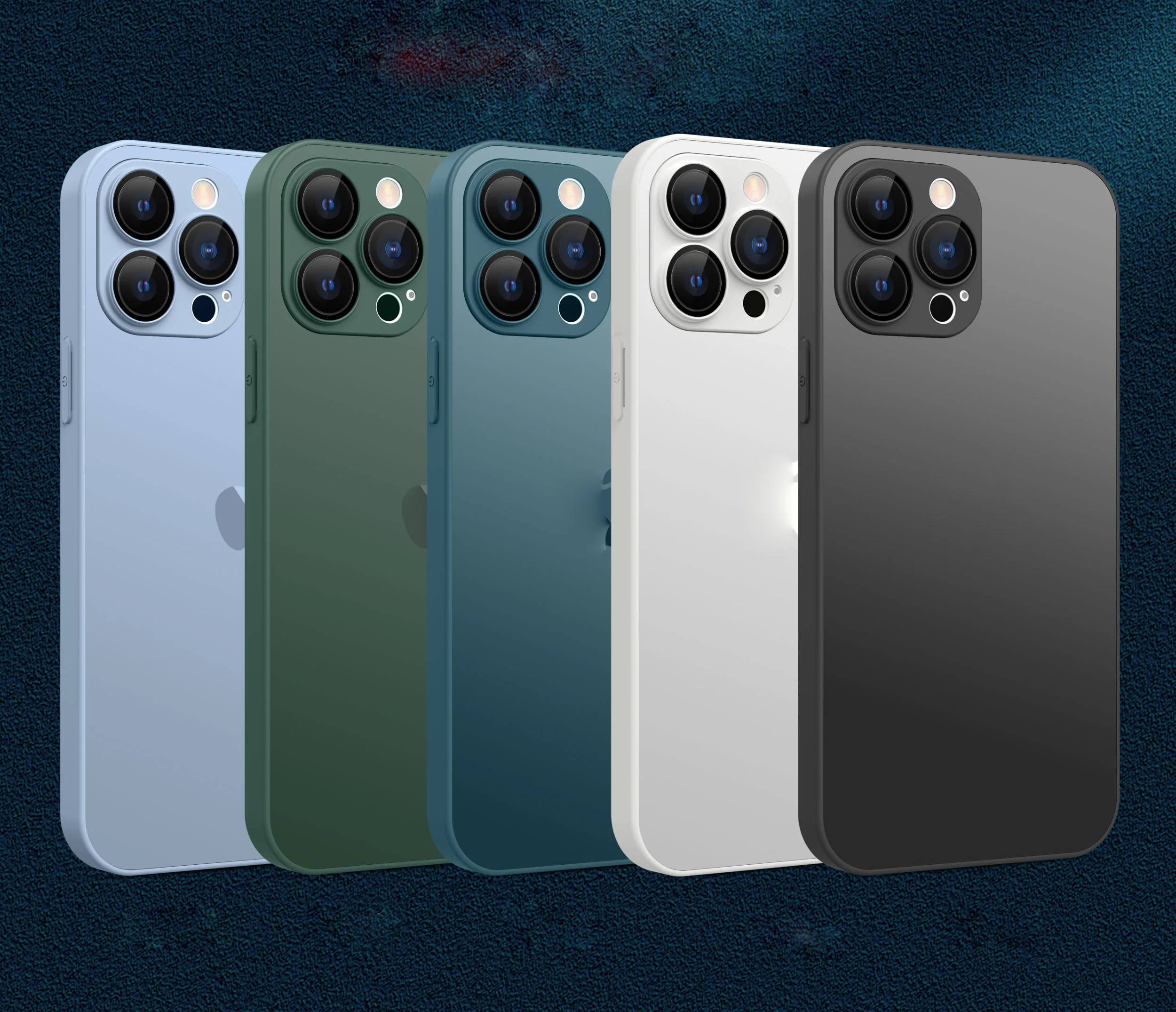 Best Seller Luxury Matte Glass With Lens Cell Mobile Phone Accessories Shockproof Phone Case For iPhone 11 12 13 Pro Max