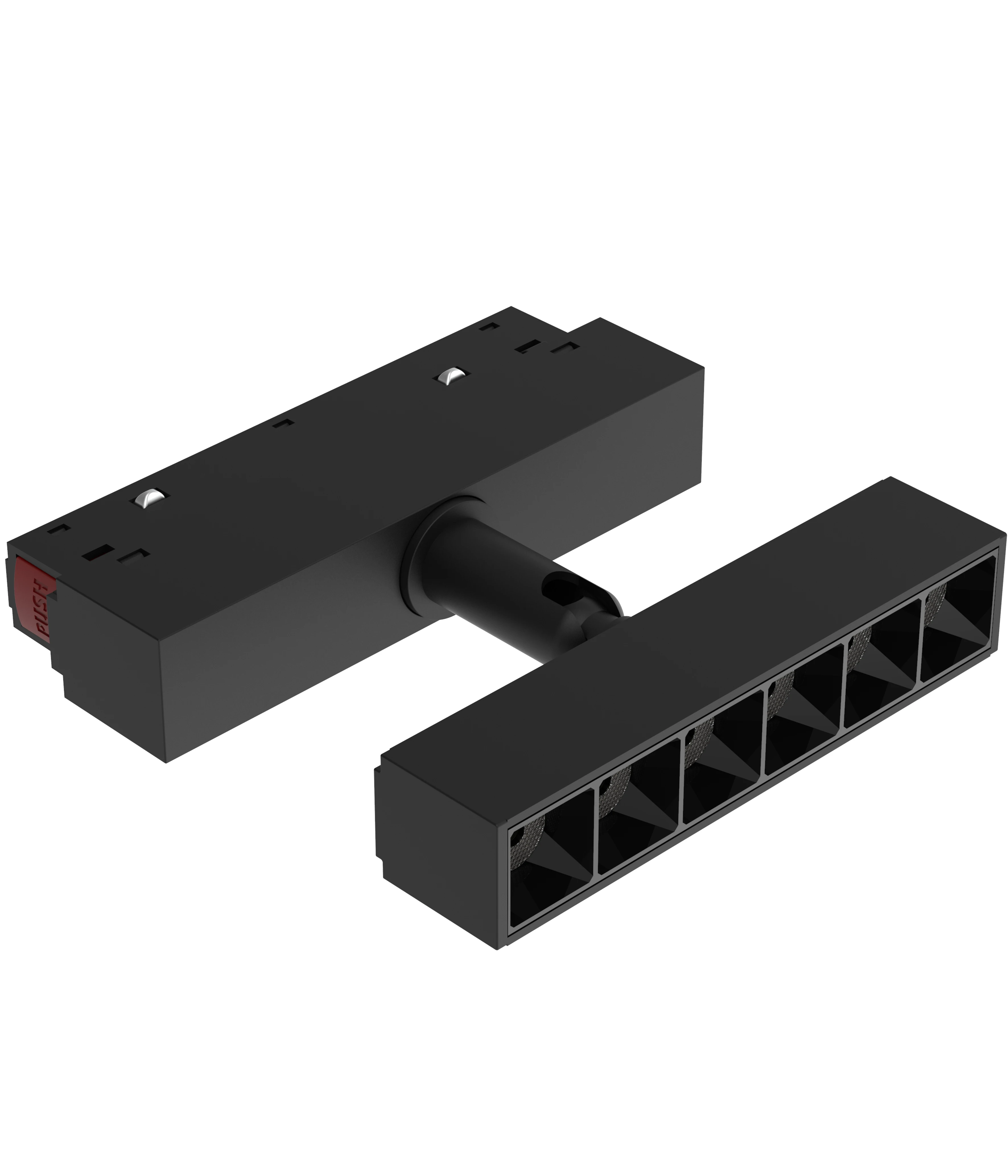 Track light magnetic power track international socket with led light slim track light