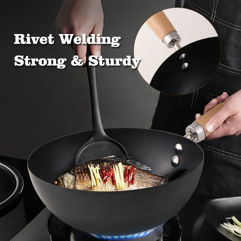 New Stock Arrival Non Stick Japanese Cast Iron No Coating Saucepan With Handle